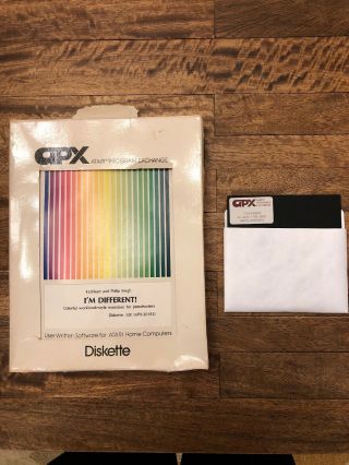 I’m Different Apx Complete In Package Atari Computer Software 400/800/xl/xe Rare