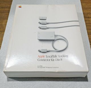 1987 Apple Localtalk Locking Connector Kit Din 8 - M2068