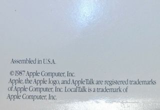 1987 Apple LocalTalk Locking Connector Kit Din 8 - M2068 3
