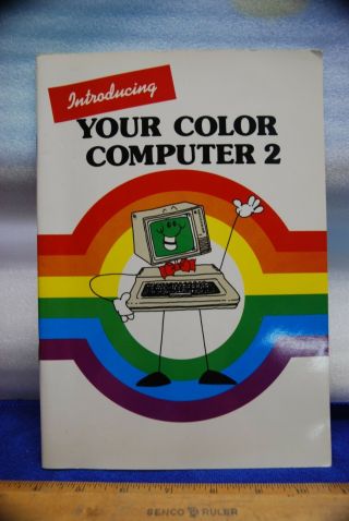 Introducing Your Color Computer 2 Softcover Instruction Book For Trs - 80 Color