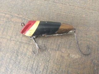 Vintage 4 Colors Bite - Em - Bait Co.  Lure Red/white/black And Gold?