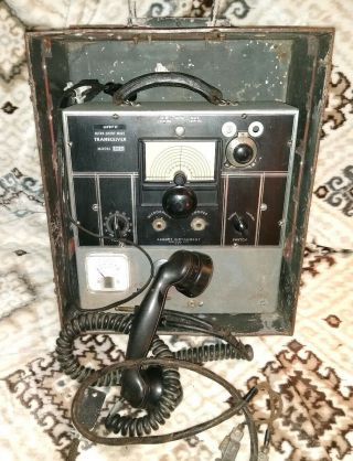 Vintage Abbott Shortwave Receiver Transceiver Military Phone Radio Very Rare