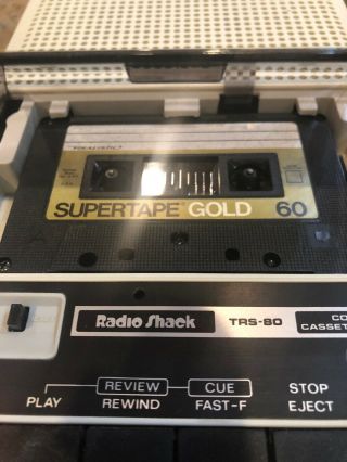 Vintage Radio Shack CCR - 81 26 - 1208a TRS - 80 Color Computer Cassette Recorder 2