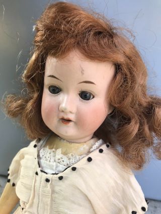 Antique Doll Bisque Head Composition Jointed Body Armand Marseille Germany 12” T