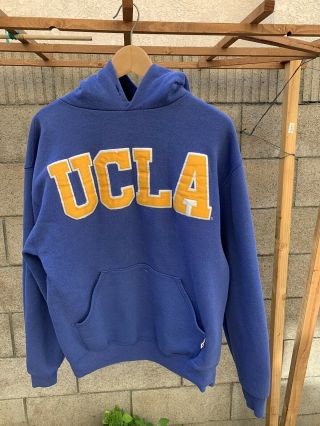Vtg 90’s Russell Athletic University Of California Ucla Custom Hoodie Sweater M