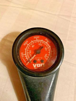 Vintage Voit Pressure Gauge (3000 Psi)