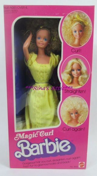 Vintage 1981 Magic Curl Barbie Doll 3856