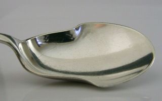 Quality English Sterling Silver Tea Caddy Spoon 1918 Antique