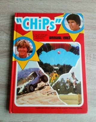 Chips California Highway Patrol Annual 1982 Vintage Police/cop Tv Hardback