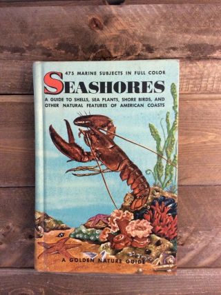 Seashores,  A Golden Nature Guide,  1955,  Vintage Science Book Hc