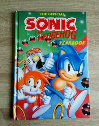 Sonic The Hedgehog Year Book Vintage/retro Gaming Hardback Annual 1991/1992