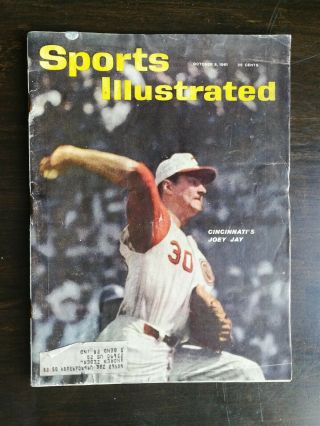 Sports Illustrated October 8,  1961 - Joey Jay Cincinnati Reds - Roger Maris