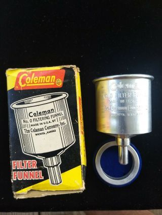 Vintage Coleman No.  0 Filter Funnel Circa 1950 
