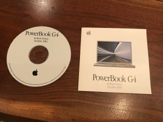 Apple Powerbook G4 In - Store Demo Cd (october 2001)