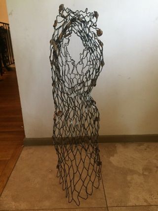 Vintage Wire Dress Form - Mid Century Steel 