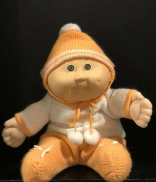 Rare Cabbage Patch Kid Babies Bbb Bean Butt Baby Coleco Hasbro Transitional Doll