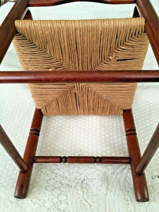 Handcrafted American Charles Muller Quality Wood Dolls Chair & Table 15 