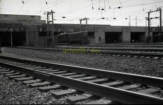 1953 Prsl As16 Locomotive 6016 @ 30th St Philadelphia Pa Vtg Railroad Negative