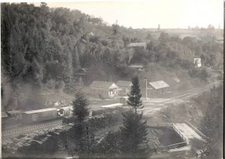 Early 1900s Photograph South Pacific Coast Railroad Depot Laurel,  Cal Santa Cruz