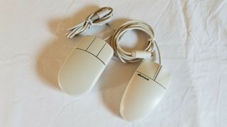 Vintage Serial Ps/2 Mice,  3 Button Mouse & Basic Microsoft Mouse X03 - 69945