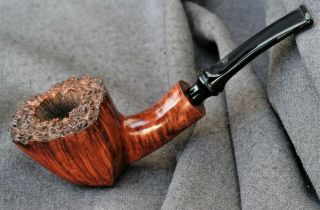 & Probably Un - Smoked Stanwell Straight Grained 1/8 Bent Freehand.