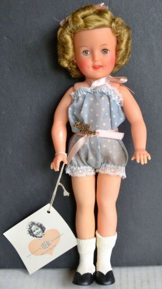 Vintage Ideal Shirley Temple 12 " Vinyl Doll W/romper Outfit & Box Circa 1958 - 62