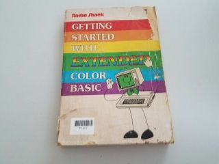 Qty 2 Vintage Radio Shack Tandy Trs - 80 Getting Started With Extended Color Basic