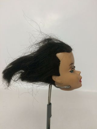 1960 Mattel 3 Ponytail Barbie Doll Head 3