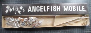 Vintage Otagiri Plastic Angelfish Mobile 1960 