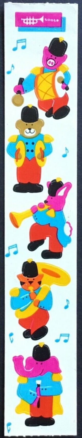 Vintage Stickers - Cardesign - Toots - Marching Band - Dated 1984