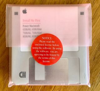 Mac Os 7.  1.  2 Install Disks (floppy) For Power Macintosh 6100,  7100,  8100
