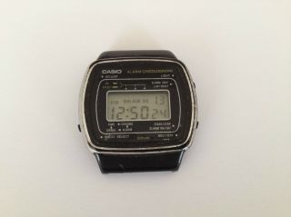 Vintage Casio F80 Digital Alarm Chronograph Quartz Japan Men 