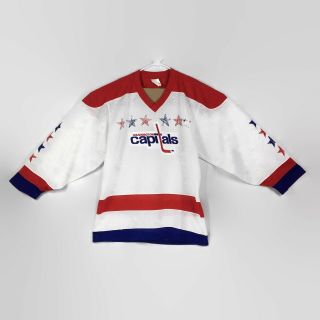 Washington Capitals Rare Vintage Ccm Hockey Jersey Mens Medium
