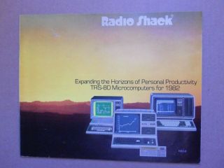 1982 Radio Shack Trs - 80 Computercatalog Rsc - 6