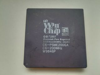 Idt Win Chip C6 - Psme200ga,  Vintage Cpu