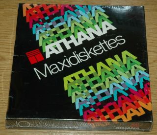 Athana Maxidiskettes Wang Computers 8 " Floppy Disks Nos Pack Of 10