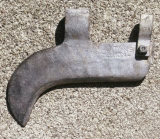 Vintage The Collins Company Made In Usa Bush Brush Axe Head With Hook Single Bit