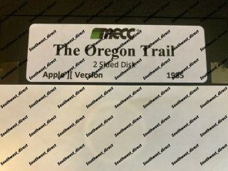 Mecc The Oregon Trail On 5.  25 " Disk For Apple Ii,  Iie Iic Iigs