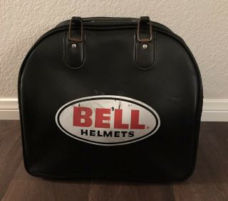 Vintage Bell Helmets Bag Zippered Carry Case