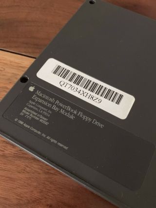 Apple Macintosh PowerBook Floppy Drive Expansion Bay Module 3