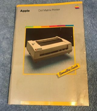 Apple Ii Dot Matrix Printer Operator 