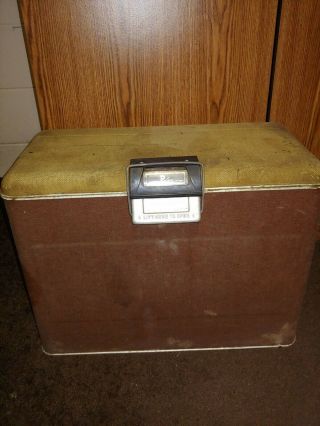 Vintage 50’s Cooler Ice Box Thermaster By Poloron Old Rochelle York