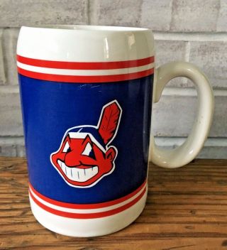 Cleveland Indians Baseball Chief Wahoo Large Coffee Mug Cup Official License MLB 2