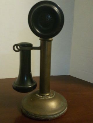 Antique B.  E.  R.  Y Co No.  - 19 Candlestick Telephone Phone Early 1900s No Wires