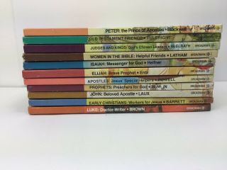 Bible Learn Series Set of 11 Children ' s Books Religious Vintage 1976 - 1979 2