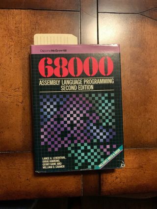 68000 Assembly Language Programming Second Edition
