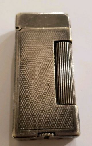 Vintage Dunhill London Lighter Patent 1657352 Made In Switzerland Usa Pat2102108