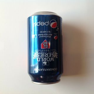 St.  Louis Cardinals 2011 World Series Pepsi - Cola can 