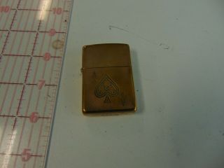 Vintage Zippo Lighter A Of Spade And Skull Number G (1986?) 69