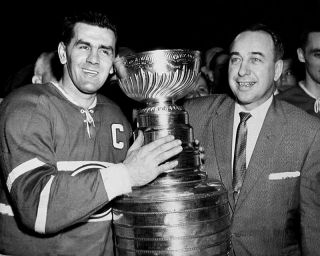 Maurice Richard,  Toe Blake Montreal Canadiens 8x10 Photo